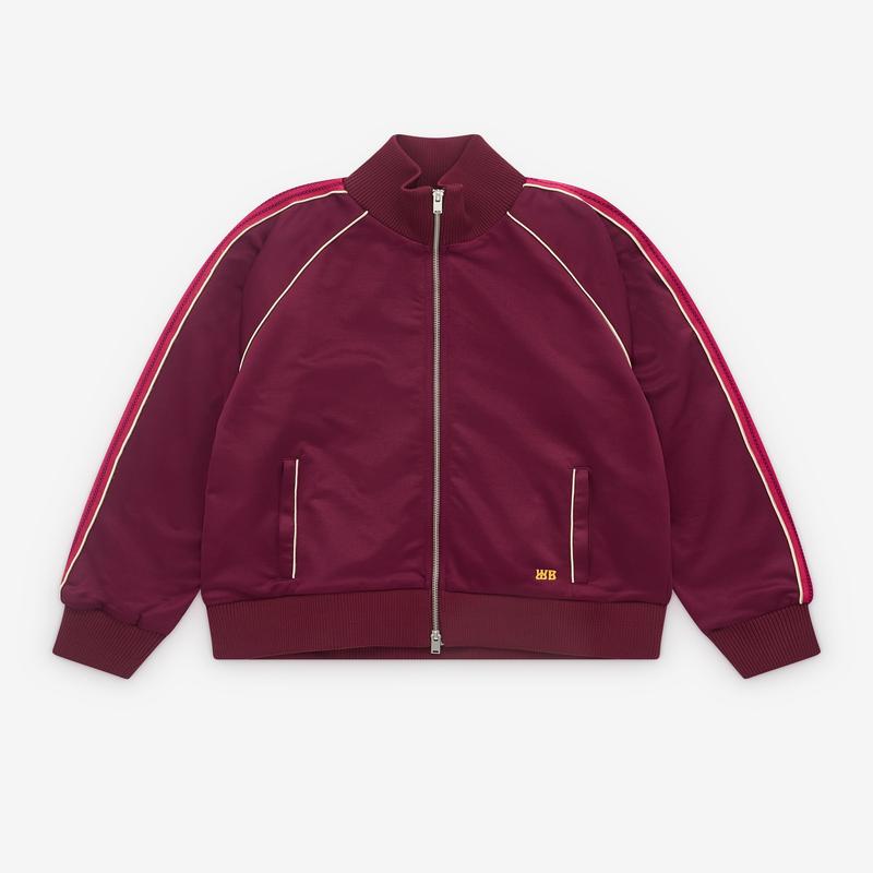 Wales Bonner - Mens Track Top - (Burgundy)