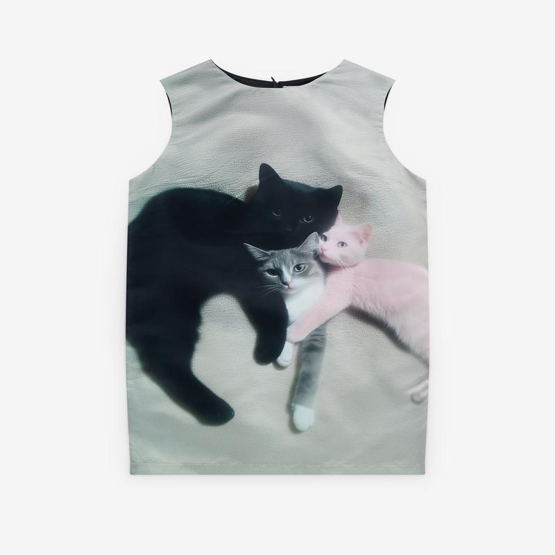 Ashley Williams - Women's Mini Dress - (Kitten Print)