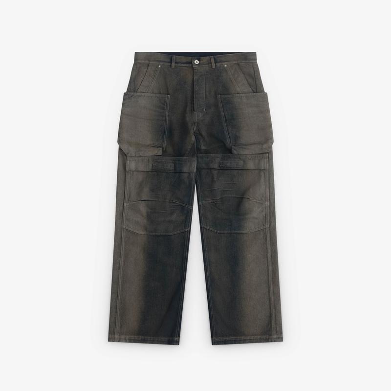 Rick Owens - Mens Stefan Denim Trousers - (Dark Grey)