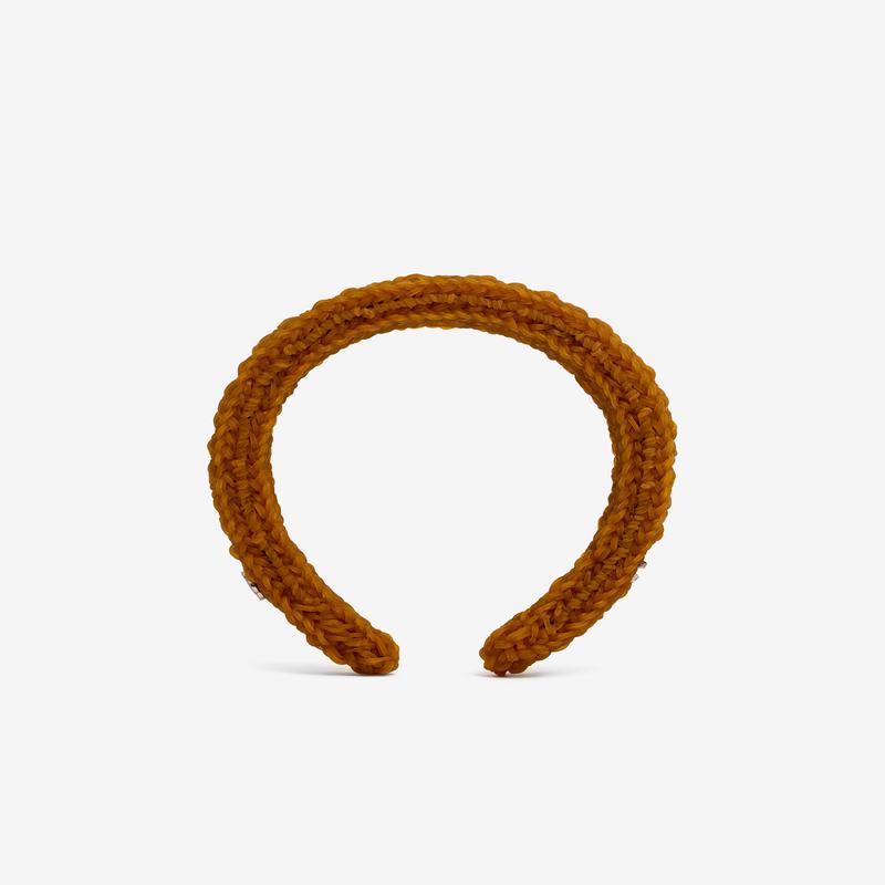 SHUSHU/TONG - Womens Rubber Band Headband - (Brown)