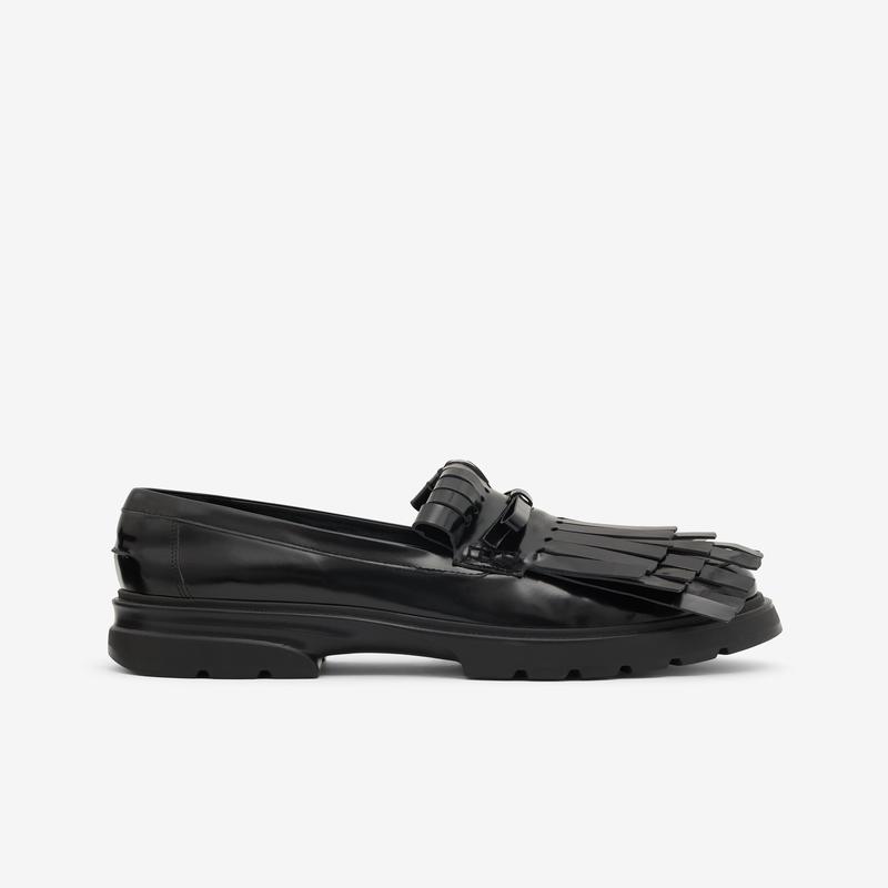 Simone Rocha - Mens Low Tracker Fringe Loafer - (Black)