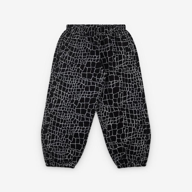 Always Do What You Should Do - Mens Croc Print Jogger - (Black)