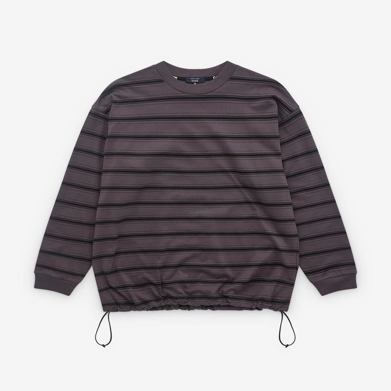 CDG Homme - Men's Striped Long Sleeve Top - (Brown)