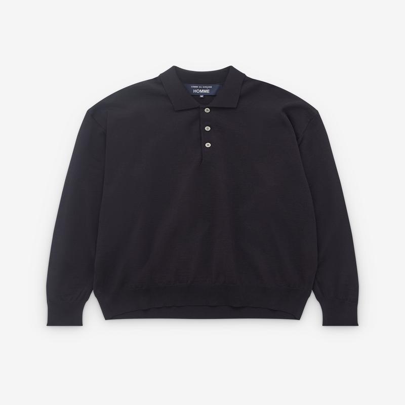 CDG Homme - Mens Polo Knit Sweater - (Slate)