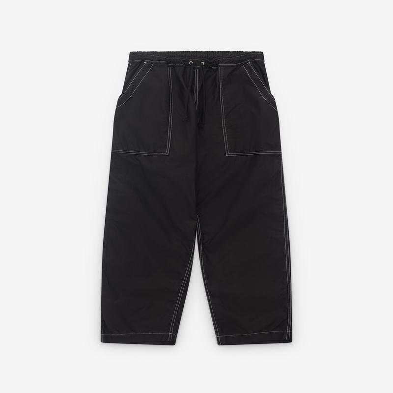 CDG Homme - Mens Top Stitch Drawcord Trousers - (Black)