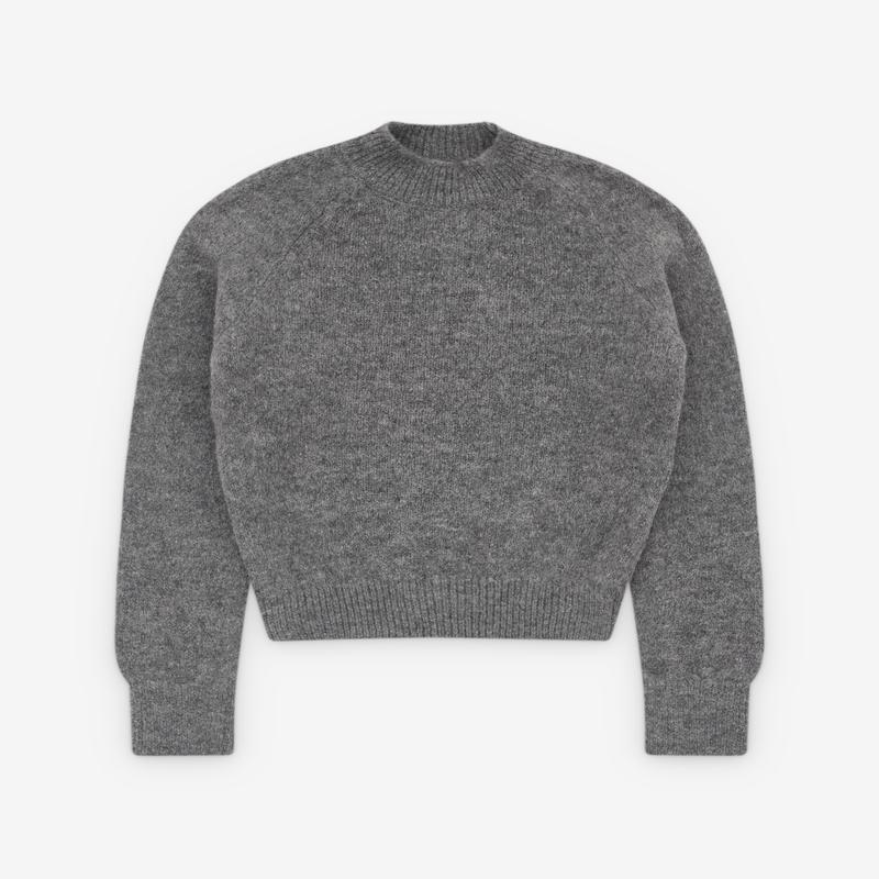 Dries Van Noten - Womens Fitted Sweater - (Mid Grey)