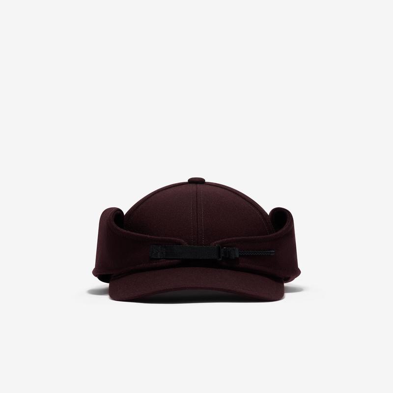 sacai - Mens Wool Belt Cap - (Burgundy)