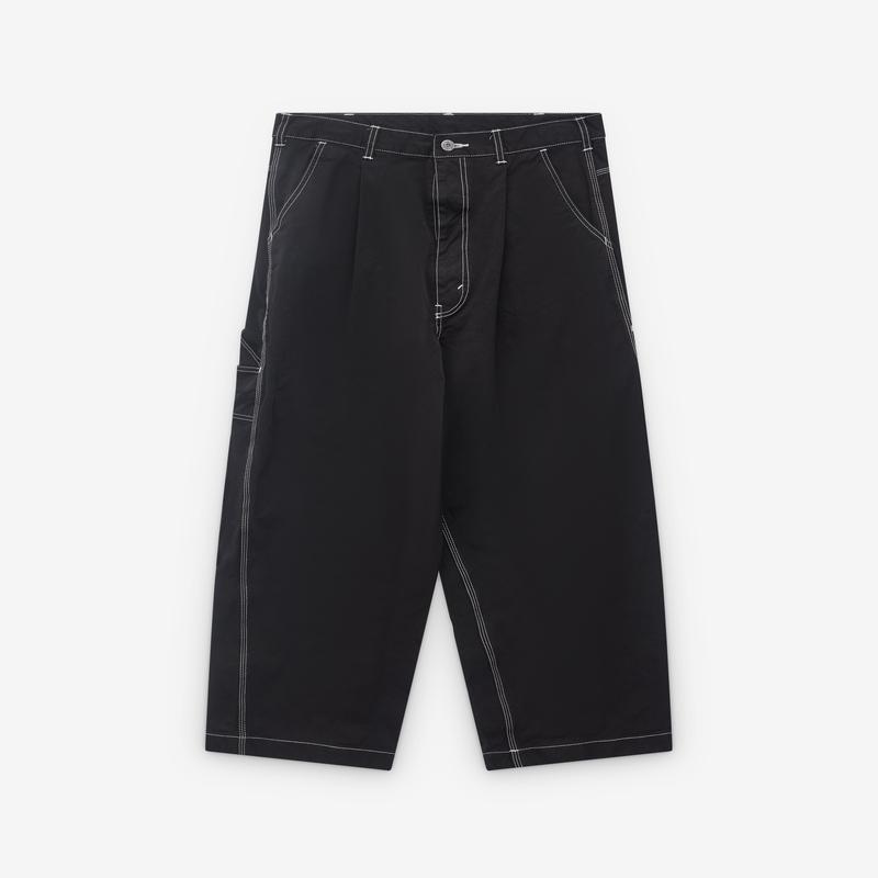 CDG Homme - Mens Top Stitch Work Trousers - (Black)