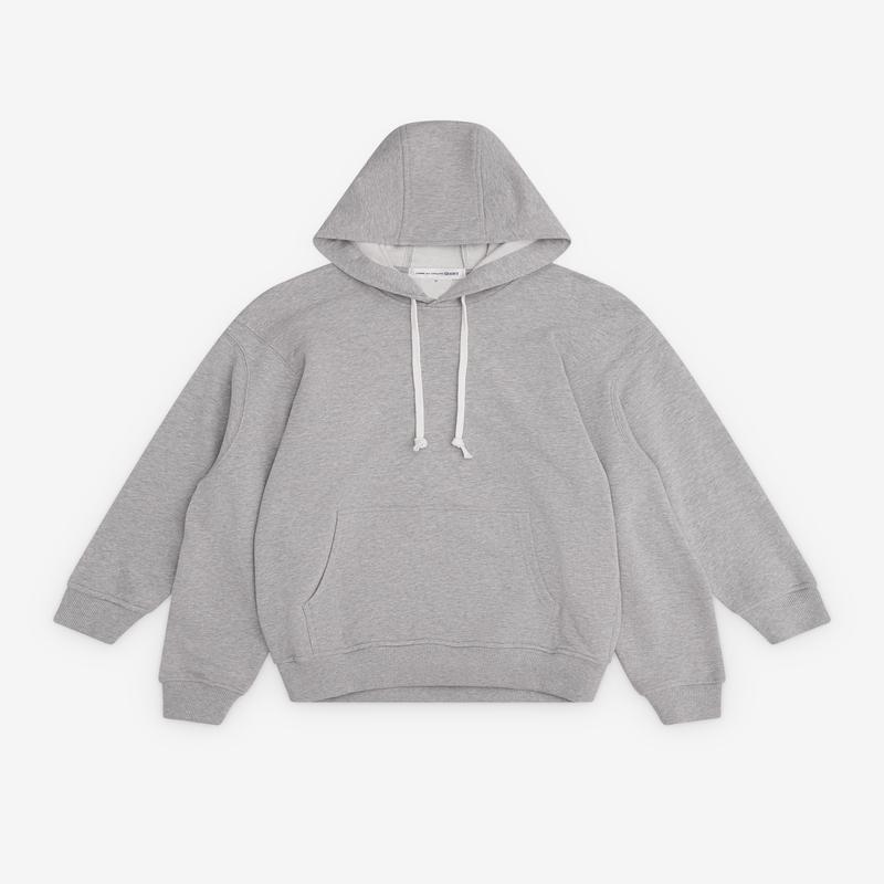 CDG Shirt - Mens Quad Sleeve Hooded Sweatshirt - (Grey)