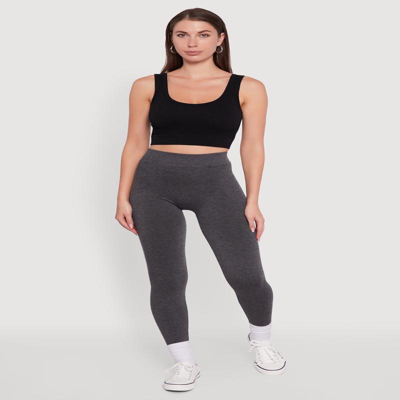 High Waisted Terry Cloth Leggings