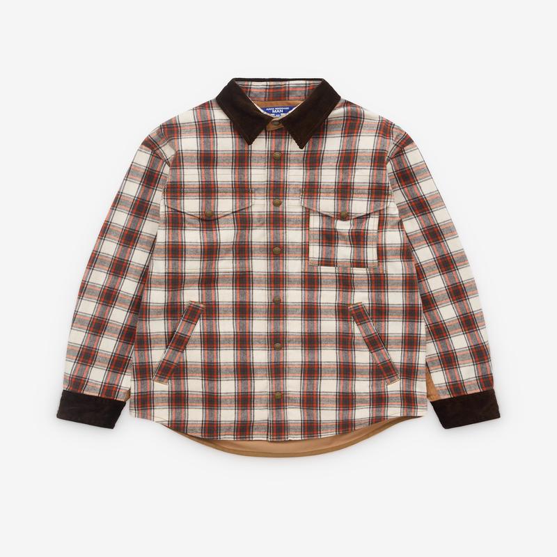 Junya Watanabe Man - Mens Checked Heavyweight Shirt - (Multi)