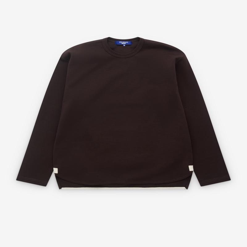 Junya Watanabe Man - Mens Wool Blend Long Sleeve T-Shirt - (Brown)