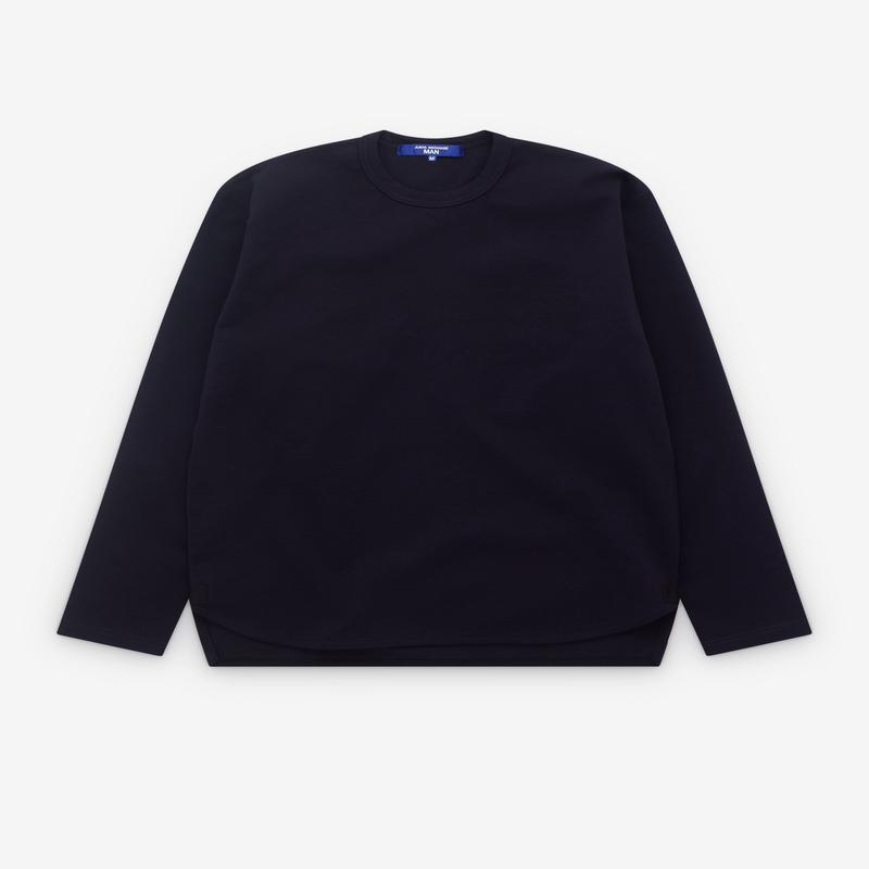 Junya Watanabe Man - Mens Wool Blend Long Sleeve T-Shirt - (Navy)