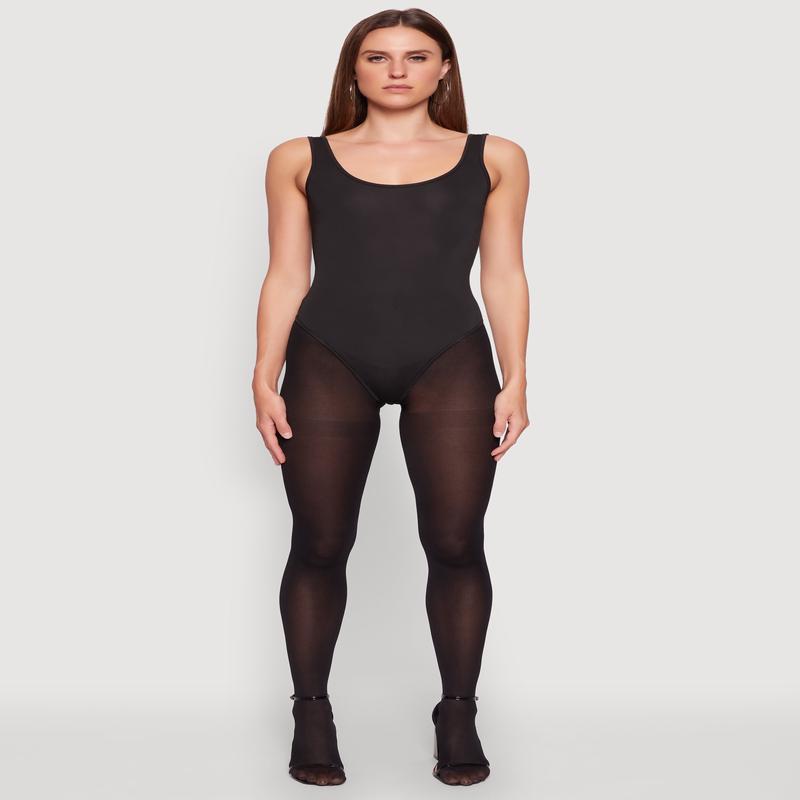 Daisy Sleeveless Scoop Neck Bodysuit