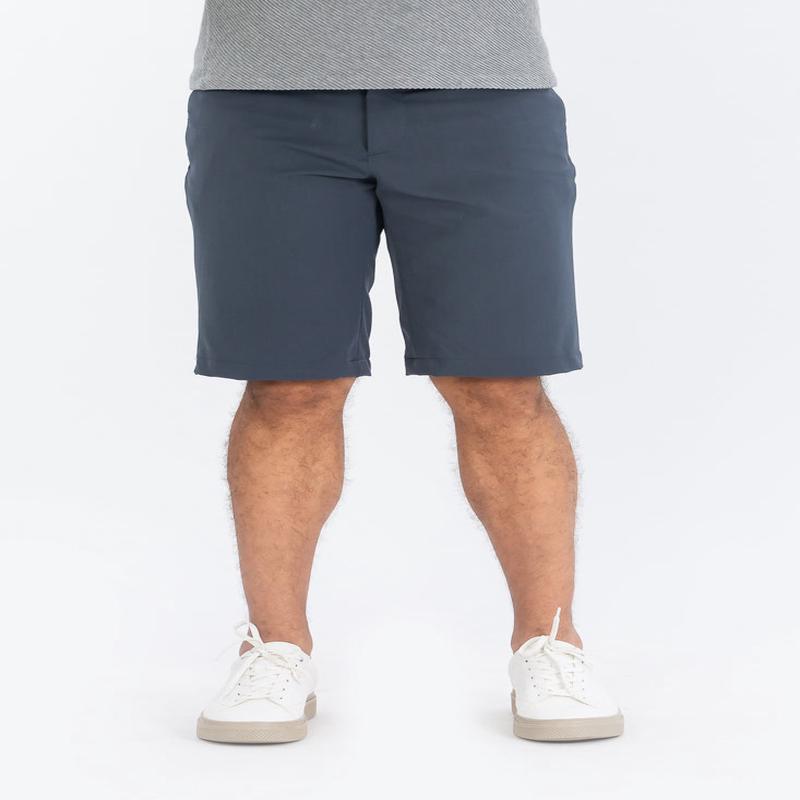 Grey All Weather Stretch Chino Shorts