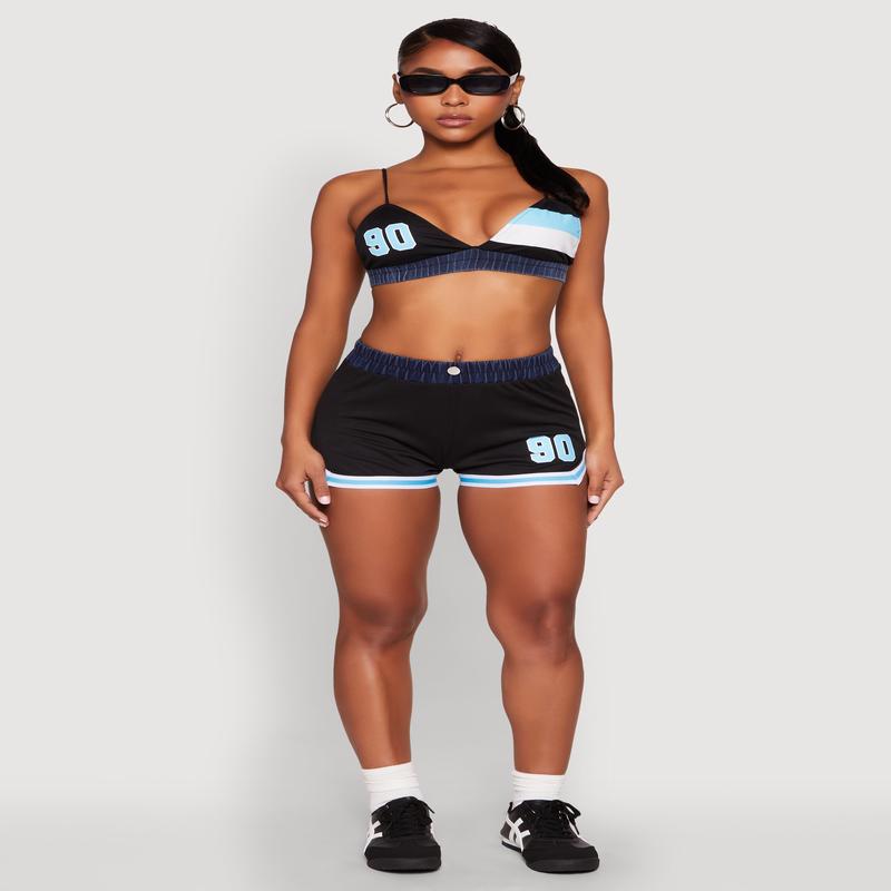 Jersey Mesh 90 Graphic Contrast Trim Sweatshorts