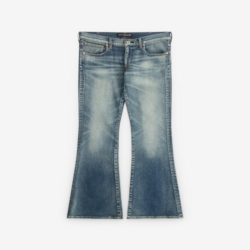 Junya Watanabe - Womens Flared Jeans - (Stone Wash)