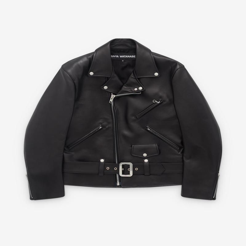 Junya Watanabe - Womens Leather Biker Jacket - (Black)