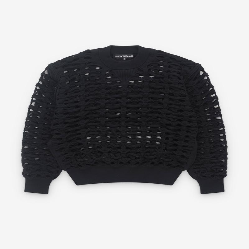 Junya Watanabe - Womens Open Knit Sweater - (Black)