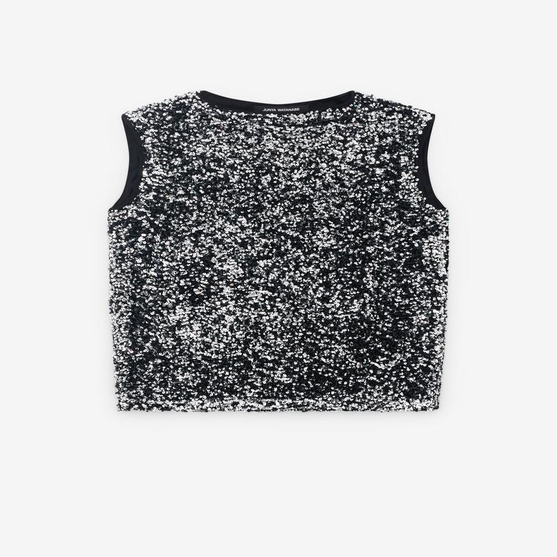 Junya Watanabe - Womens Sleeveless Sequin Tunic - (Silver)