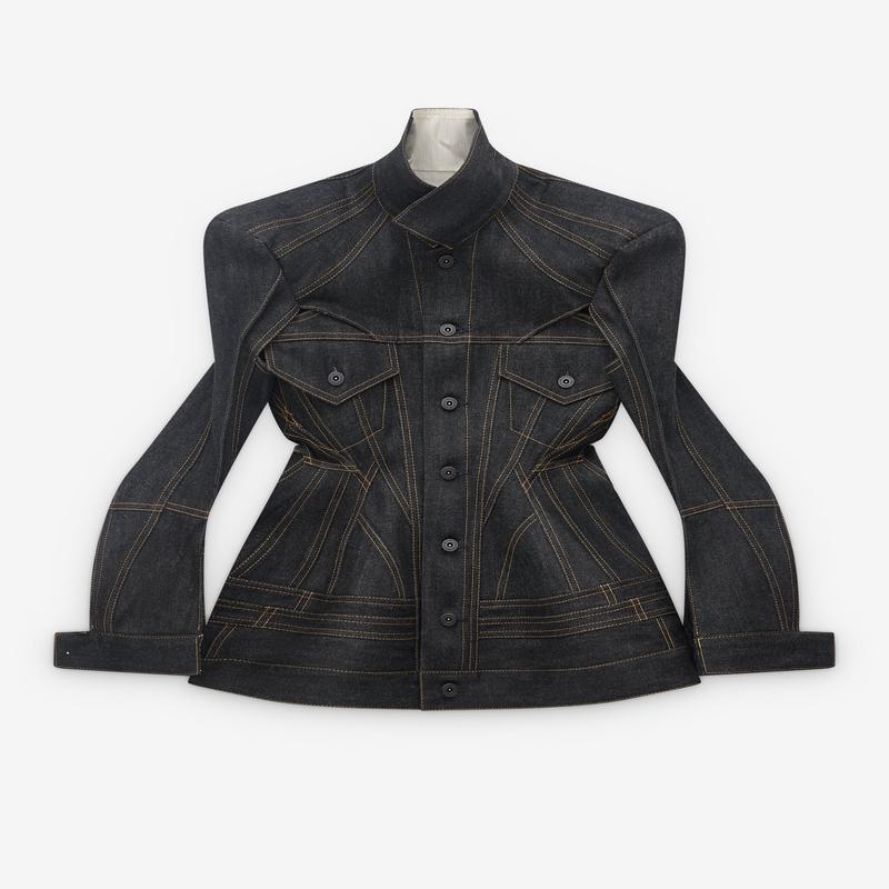 Junya Watanabe - Womens Structured Denim Jacket - (Indigo)