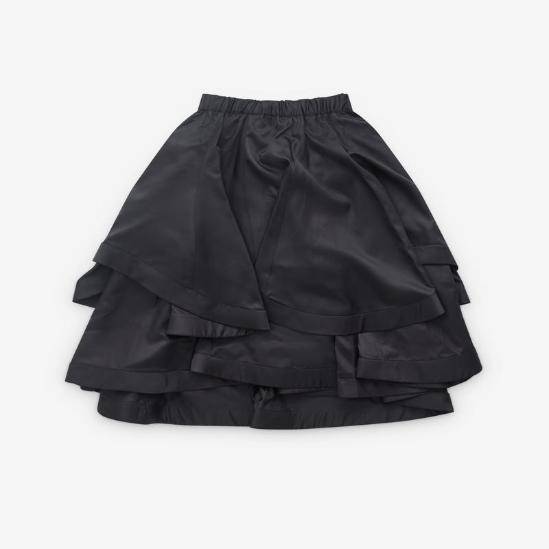 Noir Kei Ninomiya - Womens Double Layer Skirt - (Black)