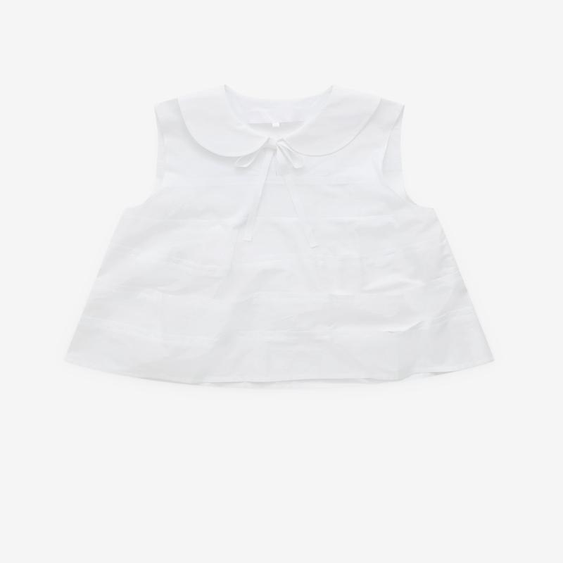 Tao - Womens Cotton Tiered Top - (White)