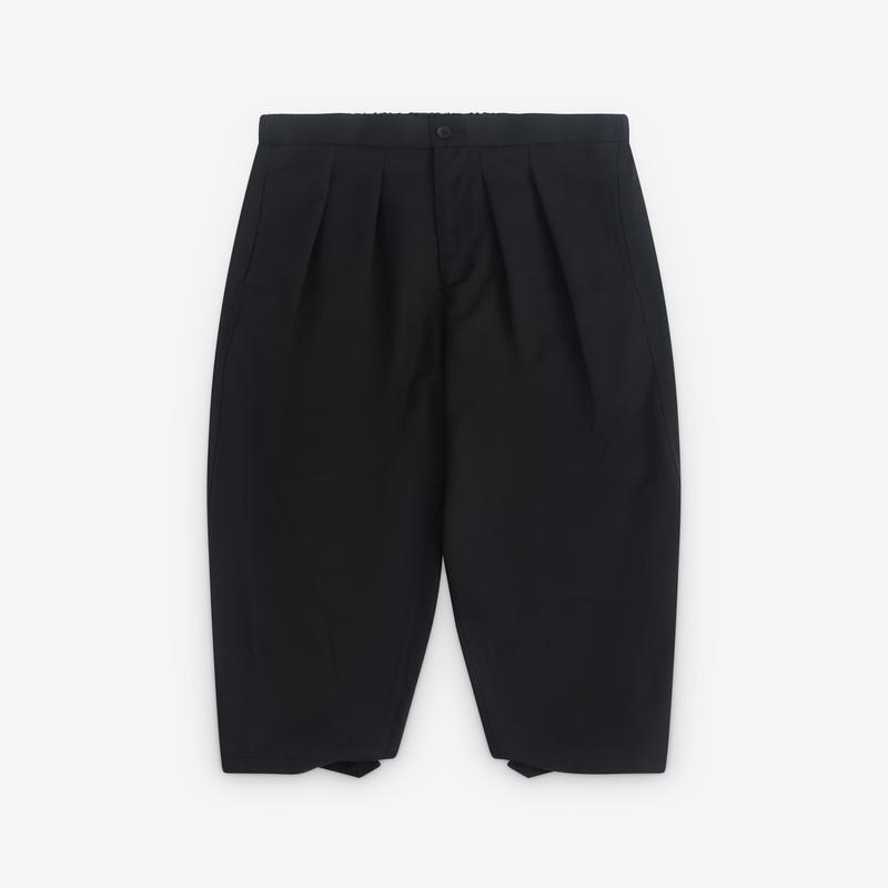 Tao - Womens Cropped Wide Leg Trouser - (Black)