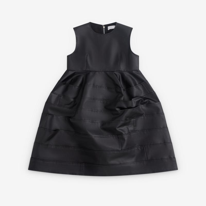 Tao - Womens Vinyl Sleeveless Dress - (Black)