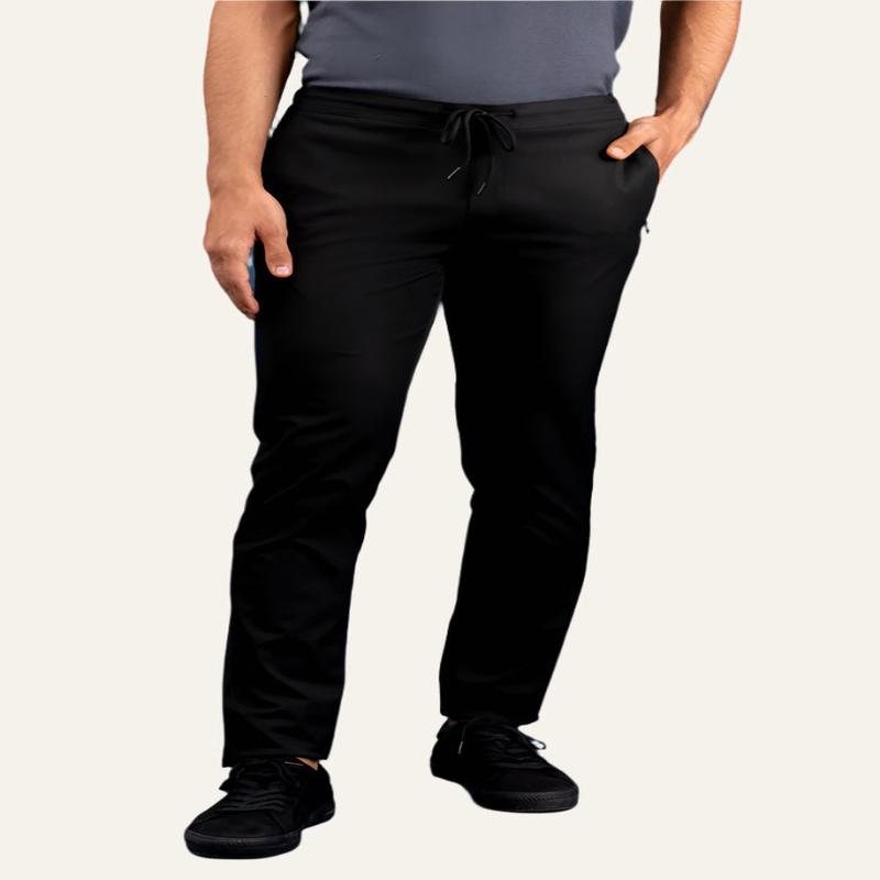 Black All Weather Stretch Joggers