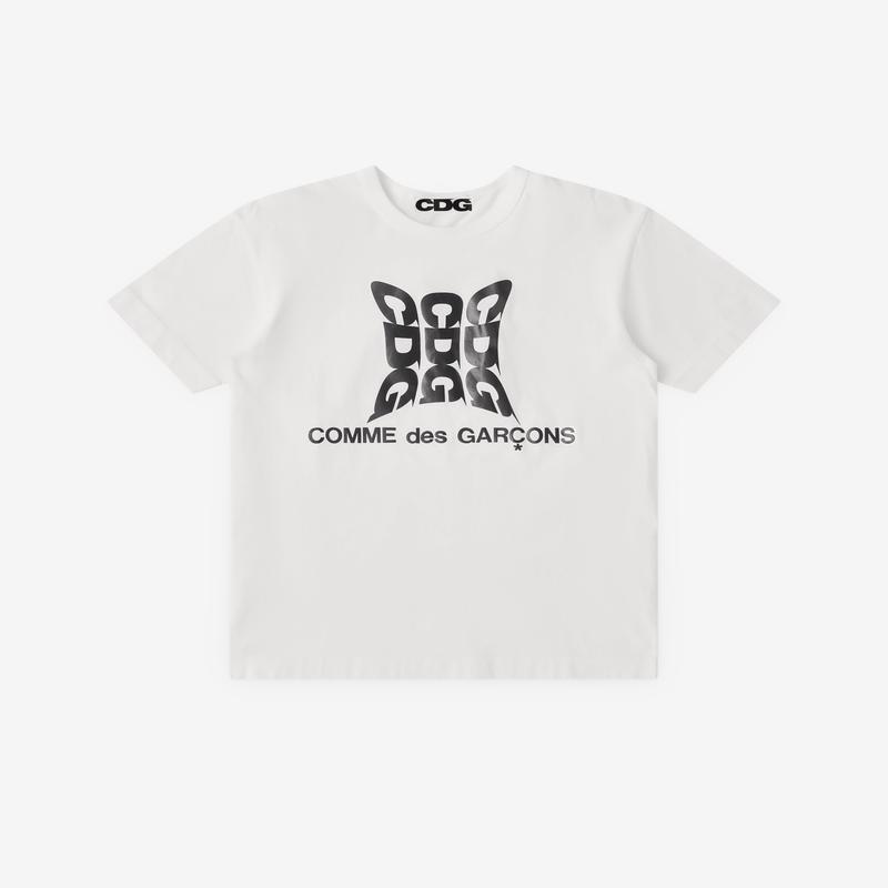 CDG - Men's Wave Logo T-Shirt - (White)