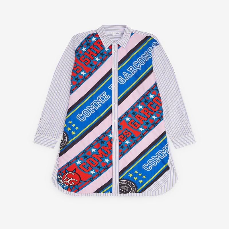 CDG Shirt - Mens Long Football Scarf Shirt - (Multi)