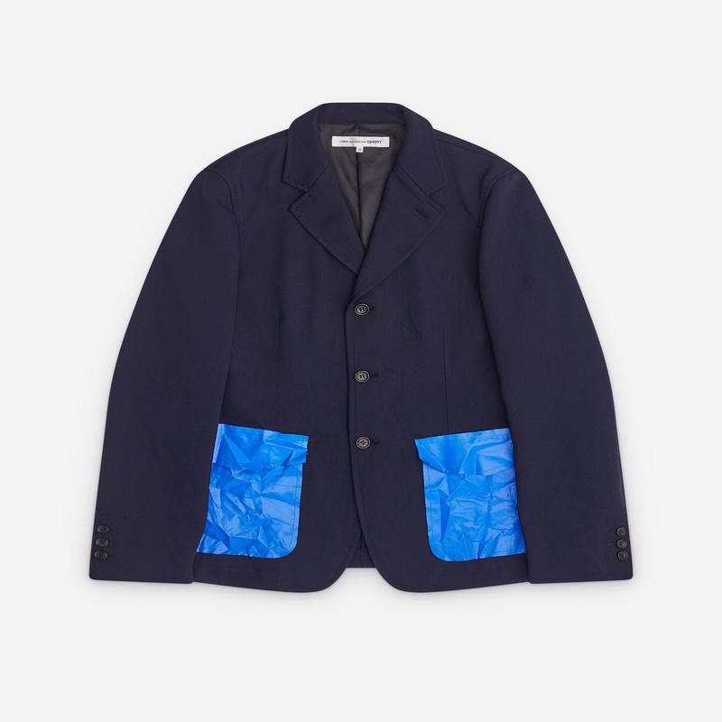 CDG Shirt - Mens Patch Pocket Blazer - (Navy)