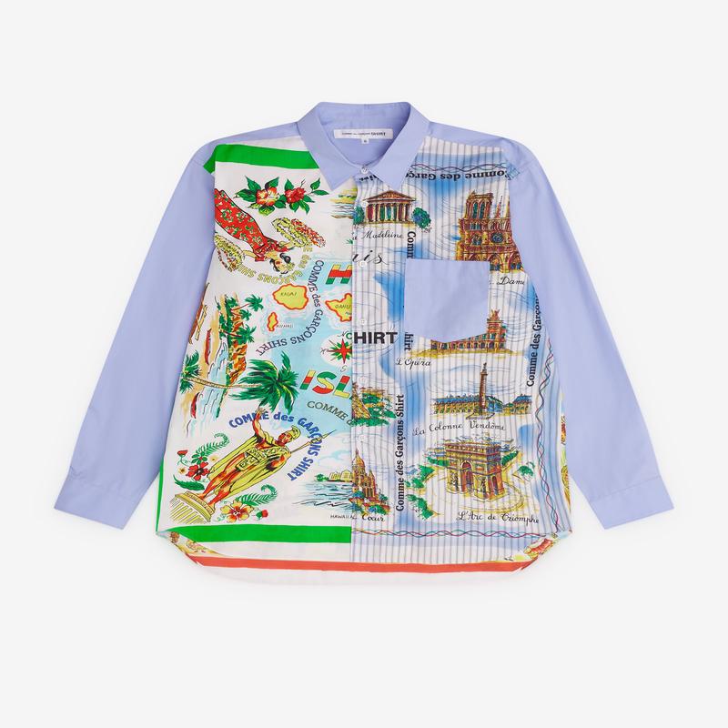CDG Shirt - Mens Vacation Shirt - (Blue)