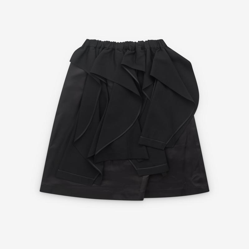 Noir Kei Ninomiya - Womens Cut Out Skirt - (Black)