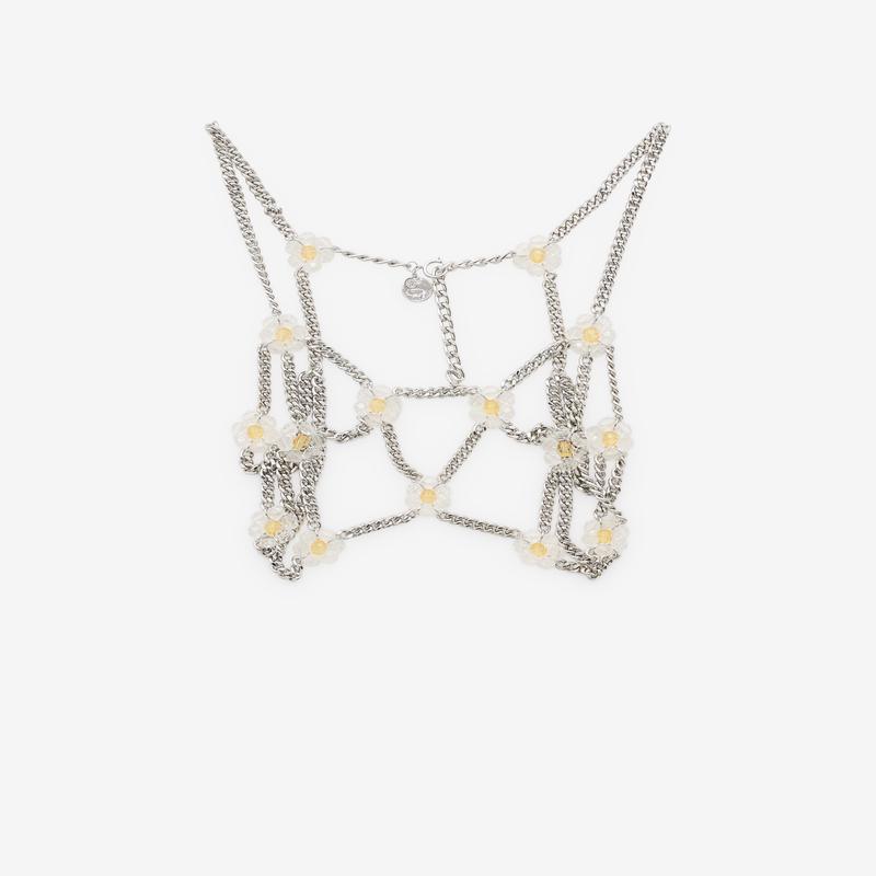 Noir Kei Ninomiya - Womens Daisy Chain Harness - (Silver)