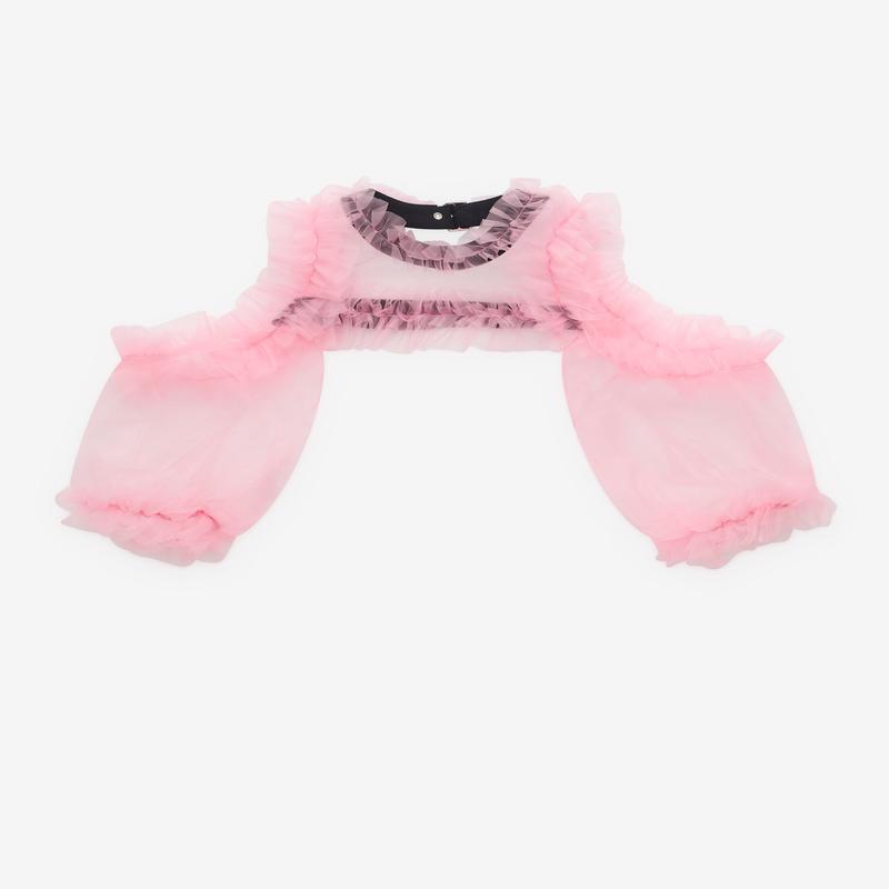 Noir Kei Ninomiya - Womens Ruffle Sleeve Harness - (Pink/Black)