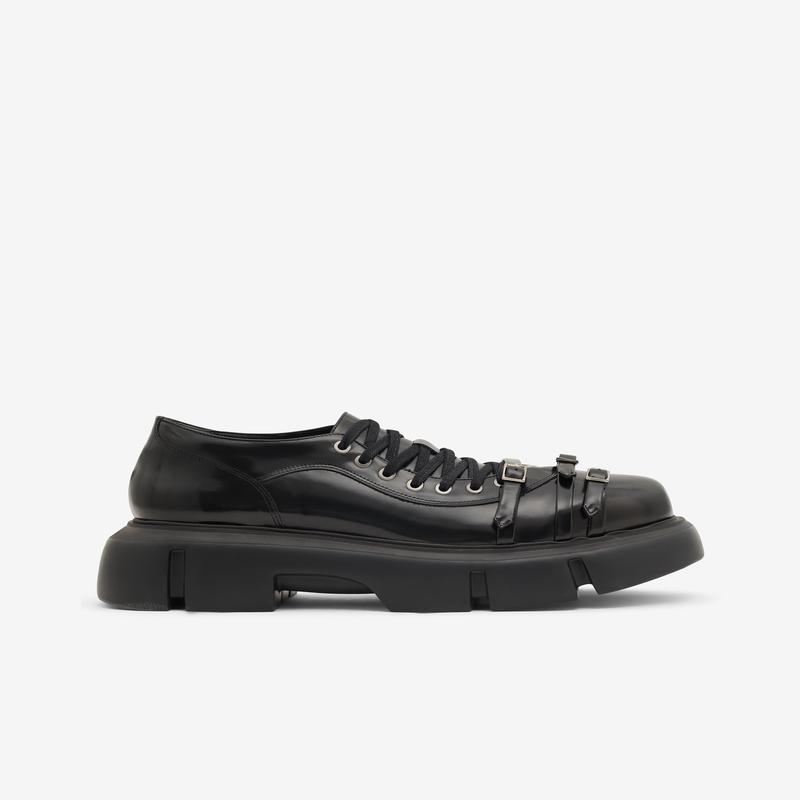 Simone Rocha - Mens Low Platform Buckle Boot - (Black)