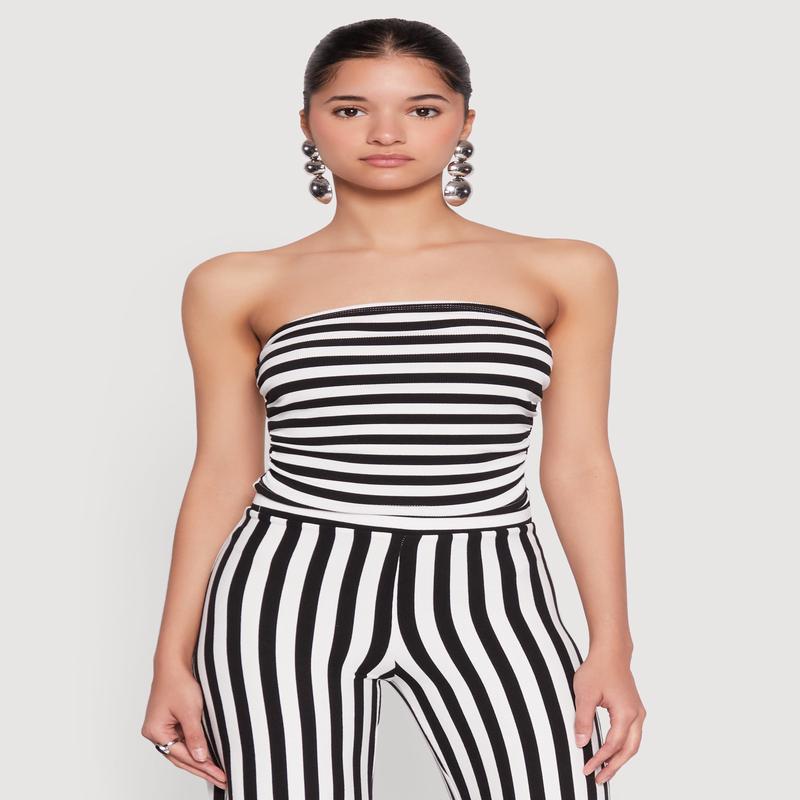 Striped Tube Top