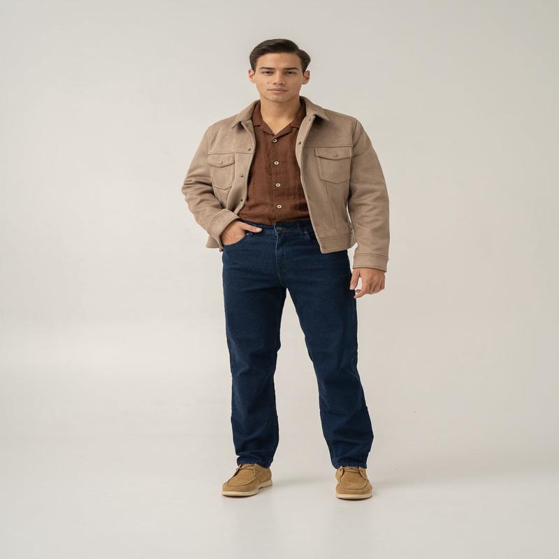 Authentic Blue Relaxed Fit Jeans