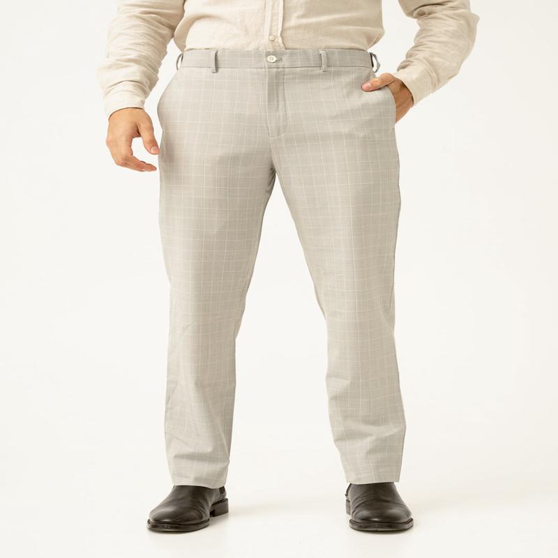 George Grey Checks Merino Wool Pants
