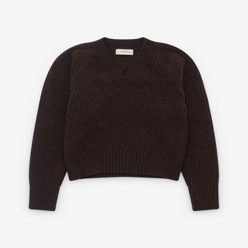 Mfpen - Mens Plaza V-Neck - (Dark Brown)