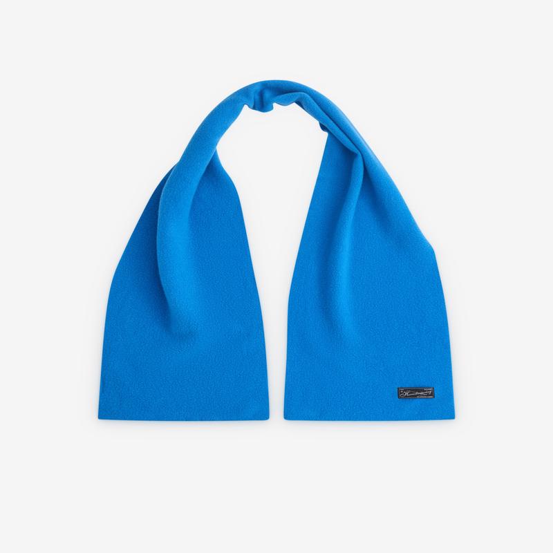 Mfpen - Mens Wool Scarf - (Bright Blue)
