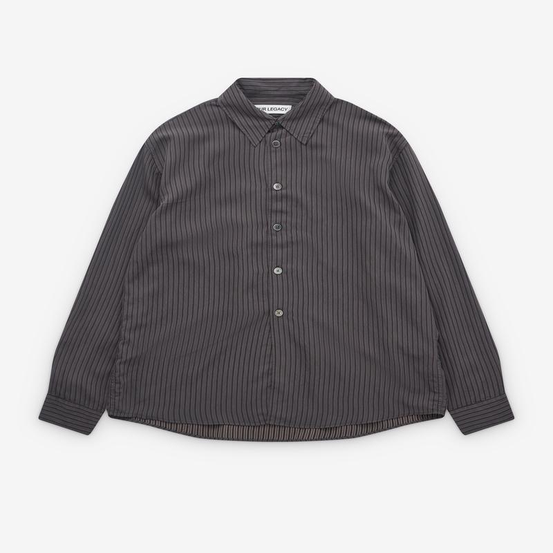 Our Legacy - Men's Beyond Shirt - (Iron Stripe Ceremony Viscose)
