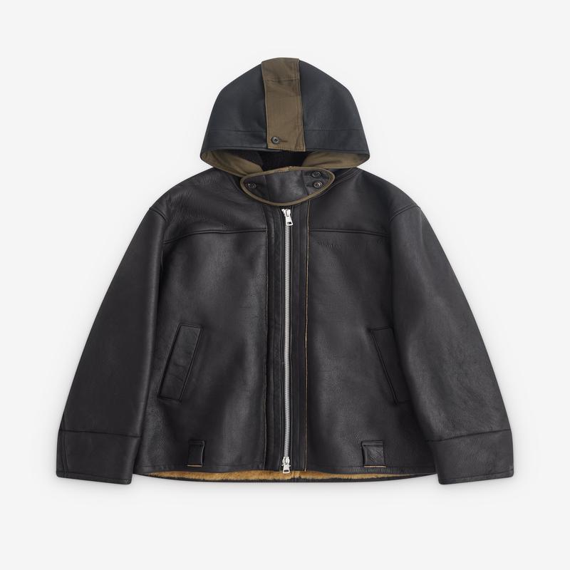 Our Legacy - Mens Blizzard Jacket - (Natural Aviator Shearling)