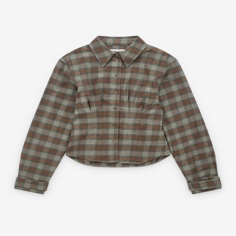 Our Legacy - Womens Envelop Shirt - (Iowa Flannel Check)