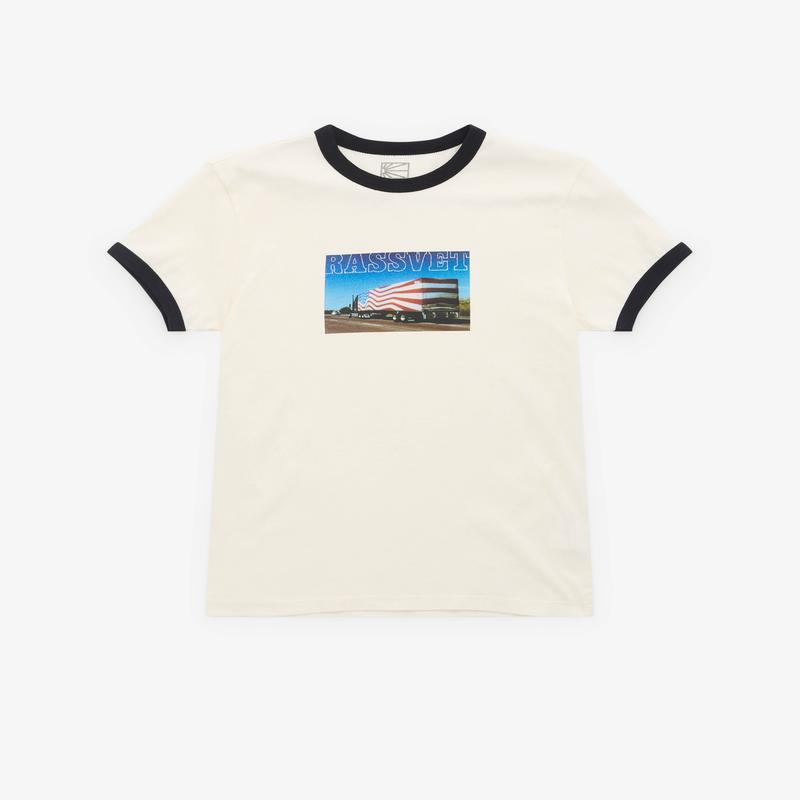 Rassvet - Mens Jk Truck Ringer Tee Shirt - (Off White)