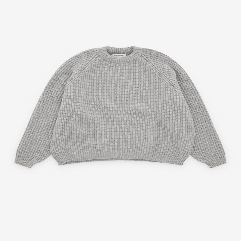 Applied Art Forms - Mens Em1-3 Structure Pullover - (Grey Melange)