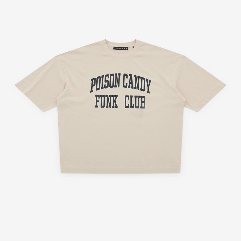 Applied Art Forms - Mens Oversized Poison Candy Tee - (Moonbeam)