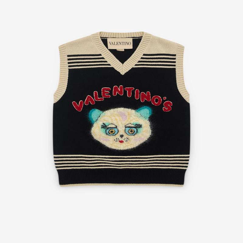 Valentino - Womens Le Chien De La Maison Gilet - (Black)